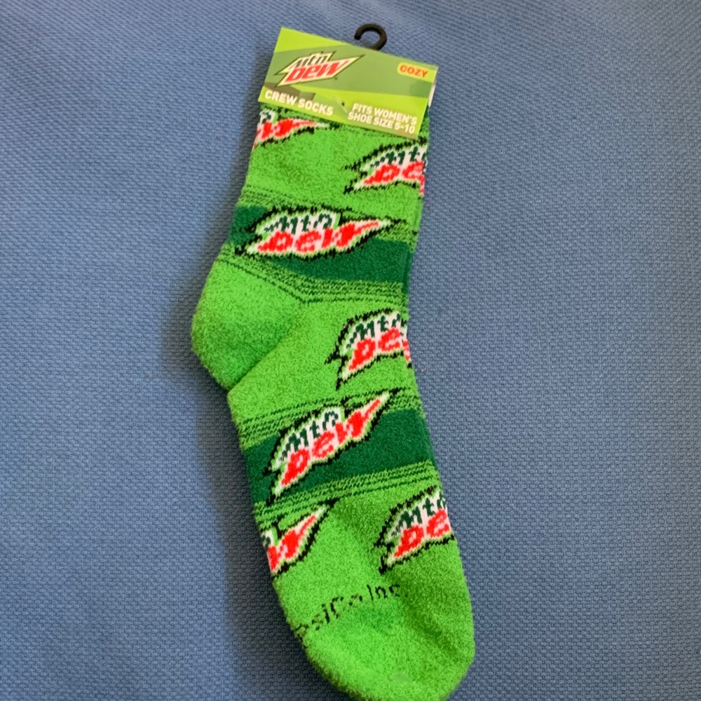 Green Crew Socks